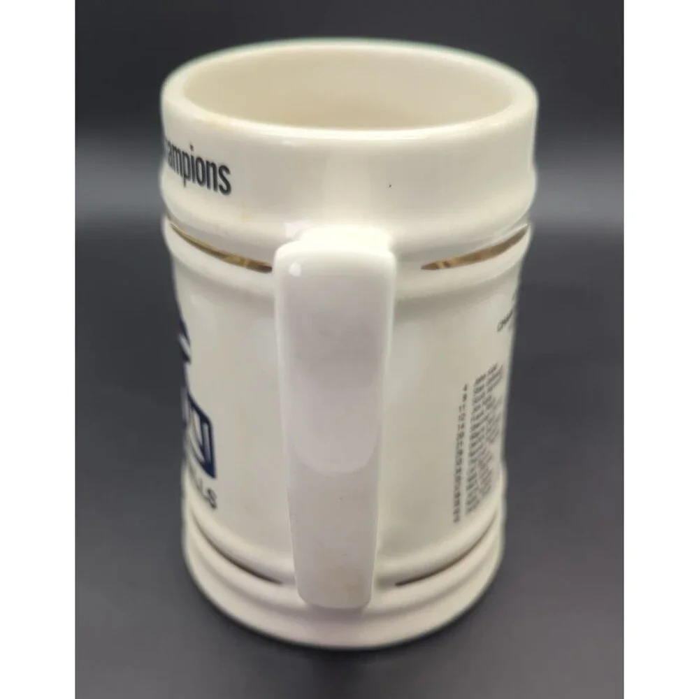Vintage 1988 Buffalo Bills AFC East Champions Roster Ceramic Stein Mug 24oz.